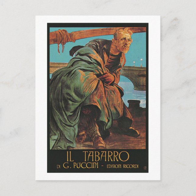 Il Tabarro (Giacomo Puccini) Postcard (Front)