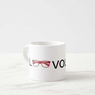 IL VOLOVER ESPRESSO RED GLASSES CUP