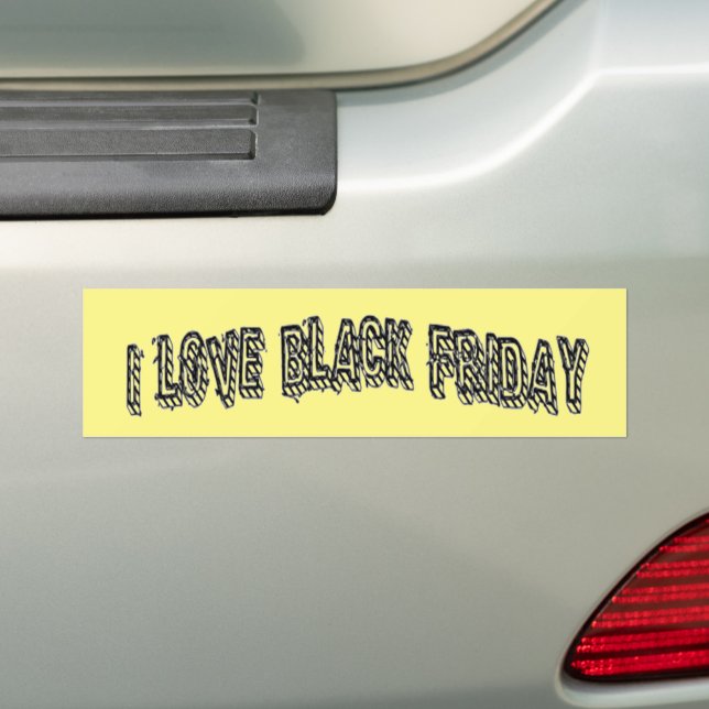 ILBF-Stripes Bumper Sticker (On Car)