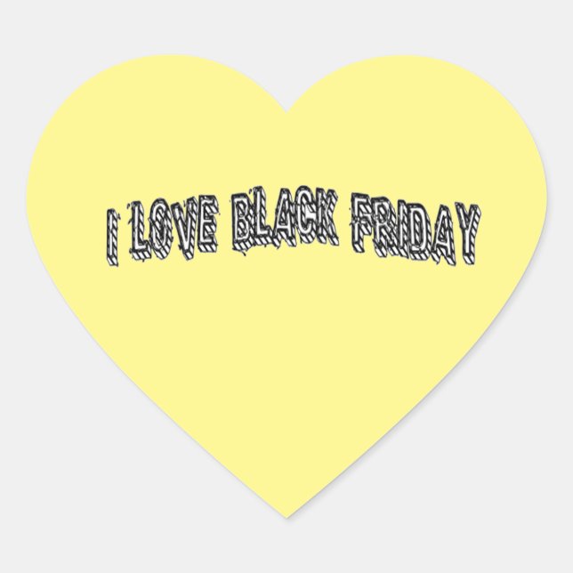 ILBF-Stripes Heart Sticker (Front)