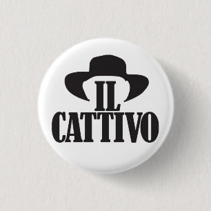 ILCATTIVO 3 CM ROUND BADGE
