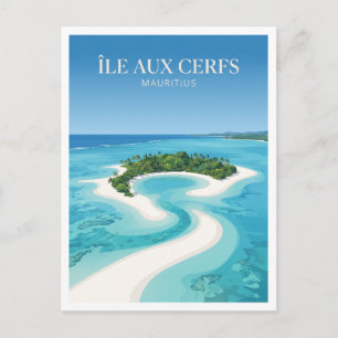 Île aux Cerfs Trou d'Eau Douce Mauritius Postcard