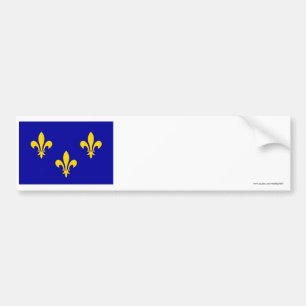 Île-de-France flag Bumper Sticker