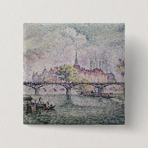 Ile de la Cite, Paris, 1912 15 Cm Square Badge
