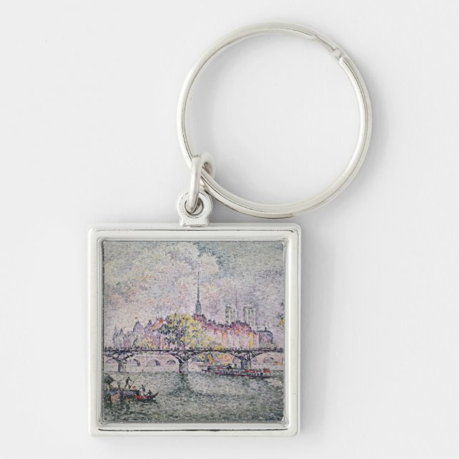 Ile de la Cite, Paris, 1912 Key Ring (Front)