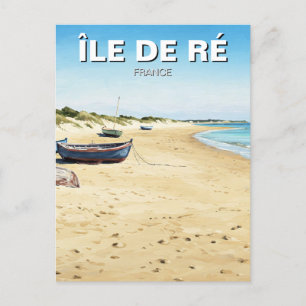 Île de Ré France Travel Postcard