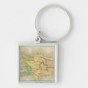 Ile St. Domingue or Haiti Key Ring