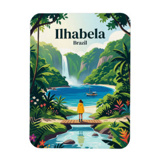 Ilhabela Brazil Magnet