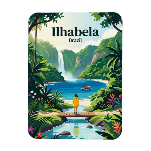 Ilhabela Brazil Magnet (Vertical)