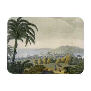 Ilheus (colour engraving) magnet