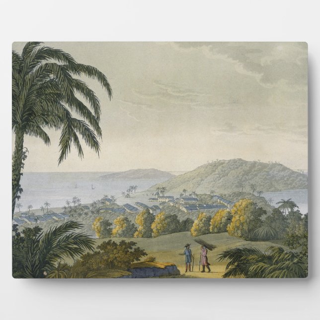Ilheus (colour engraving) plaque (Front)