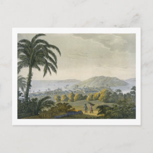 Ilheus (colour engraving) postcard