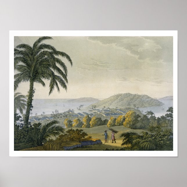 Ilheus (colour engraving) poster (Front)