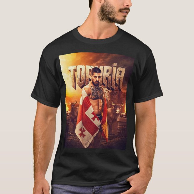 Ilia Topuria Rising Star MMA T-Shirt (Front)