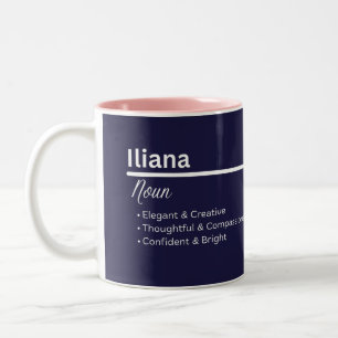 Iliana Personalized Name Coffee Mug