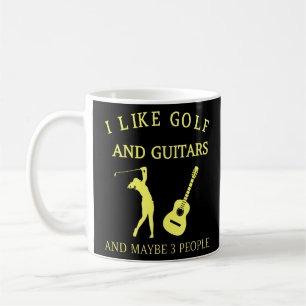 iLike Golf and Guitars and maybe 3 people Coffee Mug