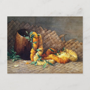 Ilima Lei and Calabash Postcard