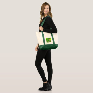 Iliustration of an "s" river tote bag