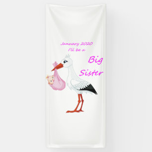 I'll be a Big Sister in January 2020, Banner