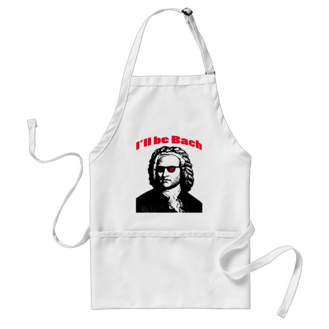 I'll Be Bach Standard Apron (Front)