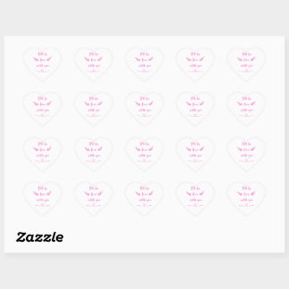 I'll be fine with you funny idea for cute lovers heart sticker