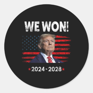 I'll Be Home For Christmas  Classic Round Sticker