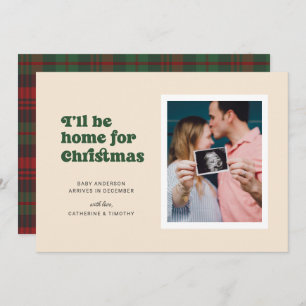 I'll Be Home for Christmas (Green) Pregnancy  Announcement
