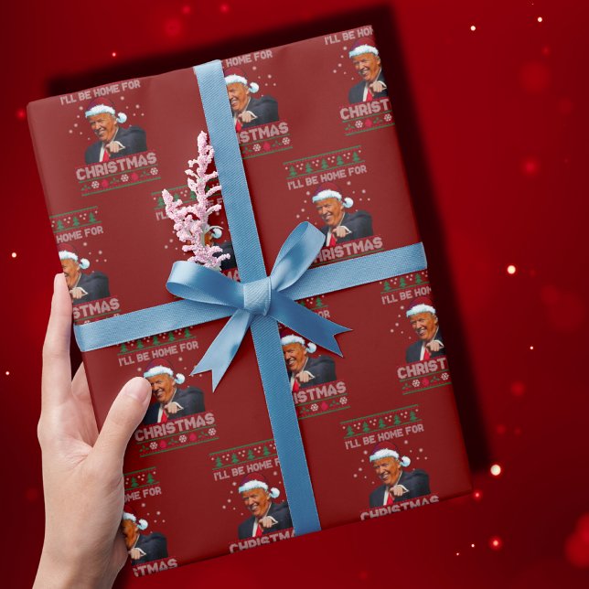 I'll Be Home for Christmas Wrapping Paper (Creator Uploaded)