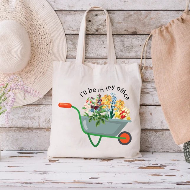 I'll Be In My Office / Mum Flower Garden Tote Bag (I'll Be In My Office / Mom Flower Garden Tote Bag)