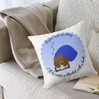 I'll be under a blanket with a book cushion