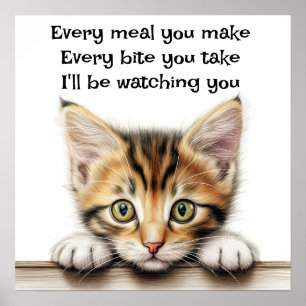 I'll be Watching You Mousepad Poster