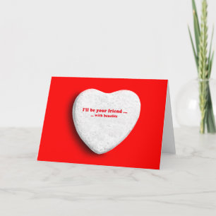 ILL BE YOUR FRIEND WITH BENEFITS HOLIDAY CARD