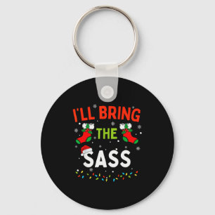I'll Bring The S Funny Family Matching Christmas  Key Ring