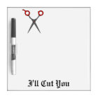 I'll Cut You (Red Hair Cutting Scissors)