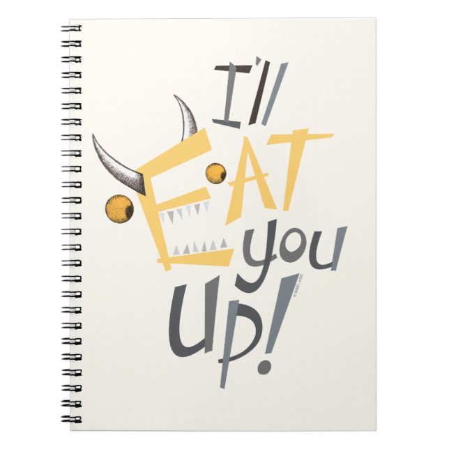 I'll Eat You Up Graphic Notebook (Front)