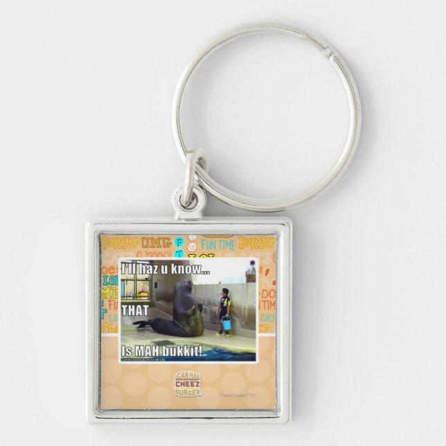 I'll haz u know key ring (Front)