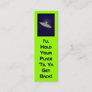 I'll Hold Your Place bookmark Mini Business Card