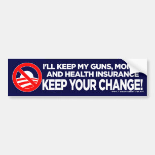 I'll Keep My... Keep Your Change Bumper Sticker