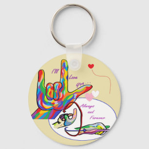 I'll Love You Always and Forever Key Ring