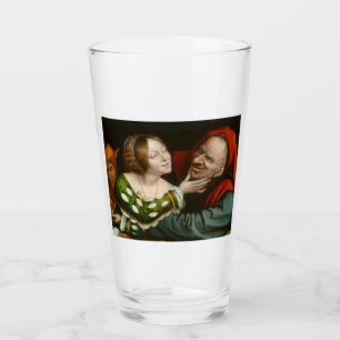 Ill-Matched Lovers (by Quentin Massys) Glass