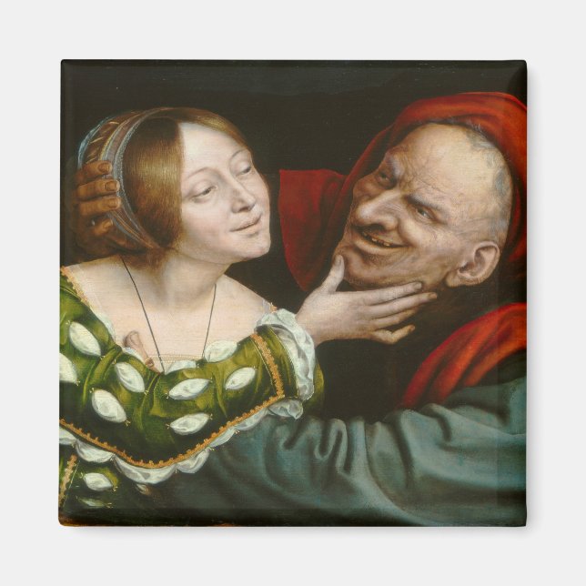 Ill-Matched Lovers (by Quentin Massys) Magnet (Front)