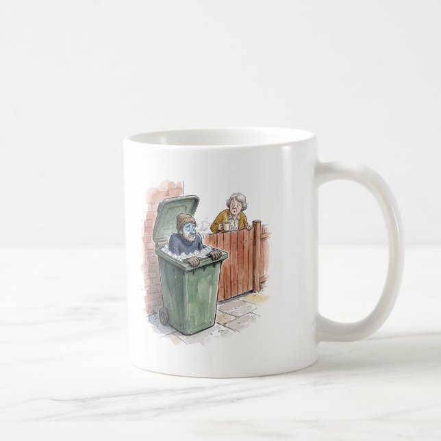 I'll Never Do an Ice Bath Funny Runner Coffee Mug (Right)