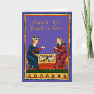 I'll play your game holiday card