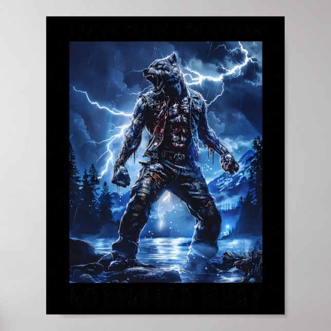 I'll Protect You Kitten No What Sticker  Poster (Front)