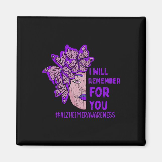 I'll Remember For You Butterfly Heimerheimer Aware Magnet (Front)