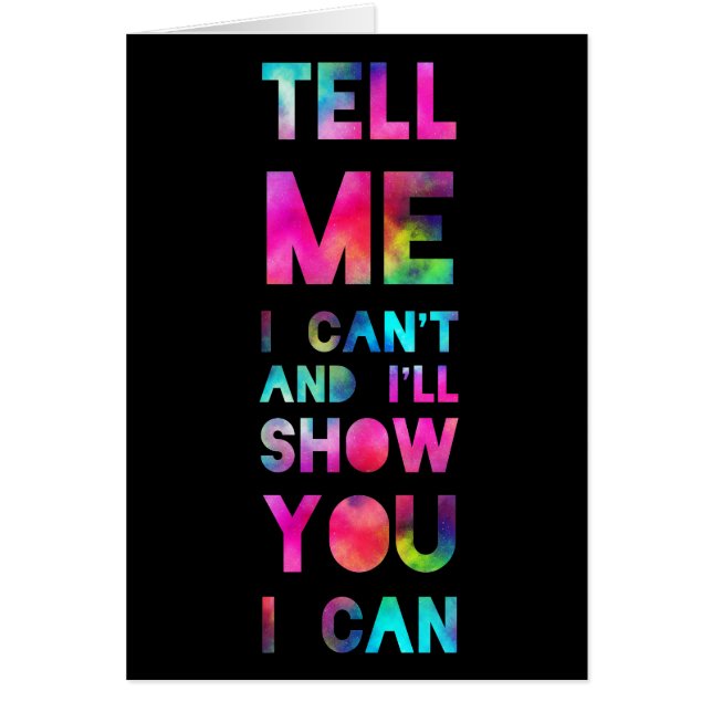 I'll Show You I Can Rainbow (Front)