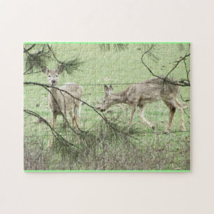 I'll stand gaurd, you eat. jigsaw puzzle