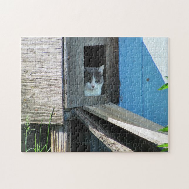 i'll stay in, thankyou! by djoneill jigsaw puzzle (Horizontal)