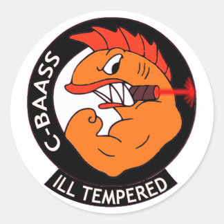 Ill Tempered C-BAASS Classic Round Sticker