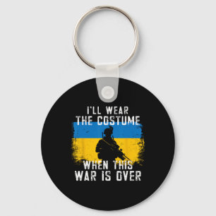 I'll Wear This Costume Zelensky Quote Ukraine Supp Key Ring